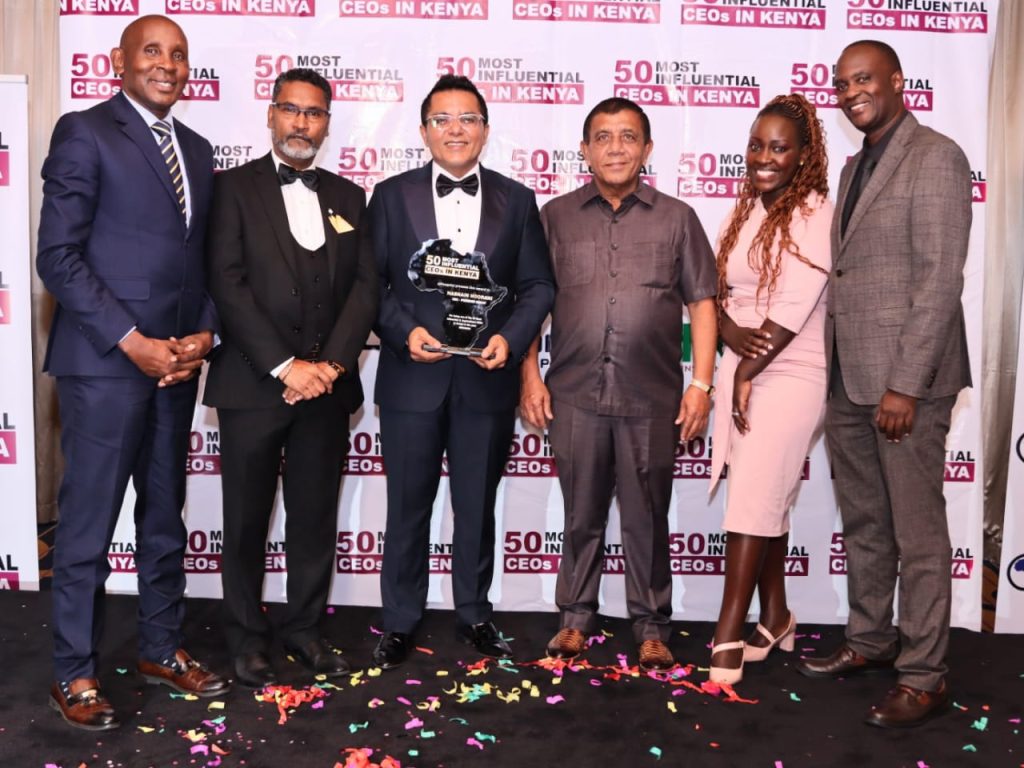 PrideInn Hotels, Resorts, and Camps MD Hasnain Noorani Recognised Among the 50 Most Influential CEOs in Kenya